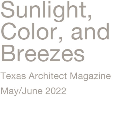 Sunlight, Color, Breezes article